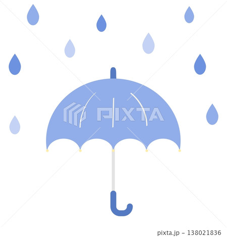 シンプルな傘のアイコン｜傘,雨具,天気,梅雨 138021836