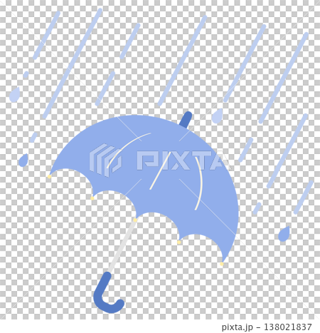 簡約雨傘圖示 | 雨傘、雨具、天氣、雨季 138021837