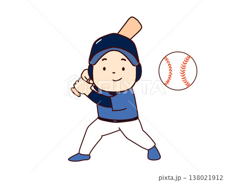 野球打者、しっかりとボールを診る 野球打者、しっかりとボールを診る 138021912