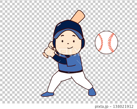 野球打者、しっかりとボールを診る 野球打者、しっかりとボールを診る 138021912