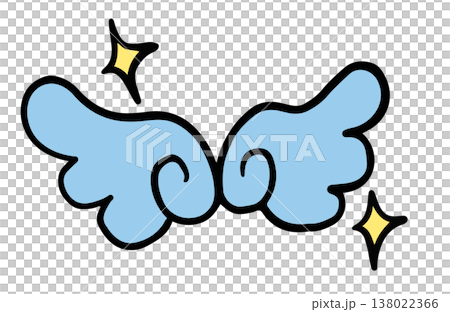 Hand drawn angel wings for cartoon, comic, mascot, kid costume, school event, decoration, human, people, fairy tale, plush toy, kid doll, sticker, cute patch, print, card, icon Hand drawn angel wings for cartoon, comic, mascot, kid costume, school event, decoration, human, people, fairy tale, plush toy, kid doll, sticker, cute patch, print, card, icon 138022366