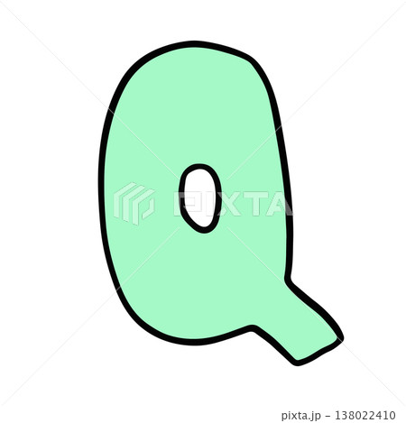 Hand writing Q alphabet letter for a to z, font, typography, text, message, initials, card, sticker, tattoo, education book, name design, shirt print, brooch, pin, patch, icon, kid drawing style Hand writing Q alphabet letter for a to z, font, typography, text, message, initials, card, sticker, tattoo, education book, name design, shirt print, brooch, pin, patch, icon, kid drawing style 138022410