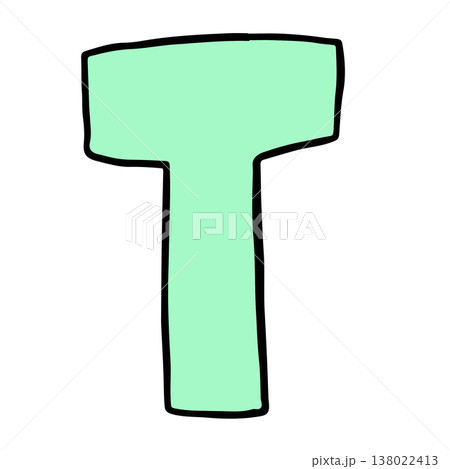 Hand writing T alphabet letter for a to z, font, typography, text, message, initials, card, sticker, tattoo, education book, name design, shirt print, brooch, pin, patch, icon, kid drawing style Hand writing T alphabet letter for a to z, font, typography, text, message, initials, card, sticker, tattoo, education book, name design, shirt print, brooch, pin, patch, icon, kid drawing style 138022413