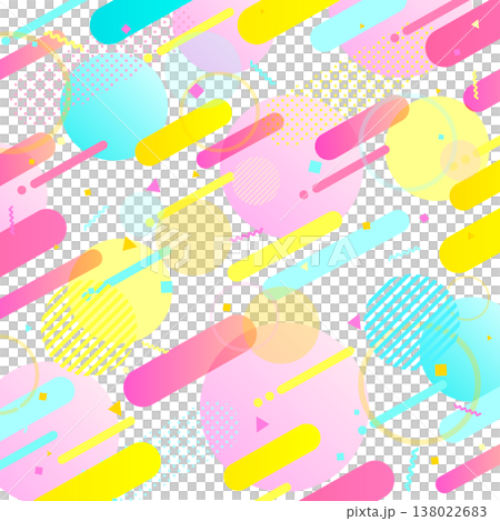 色彩繽紛的波普抽象透明背景_方塊 色彩繽紛的波普抽象透明背景_方塊 138022683