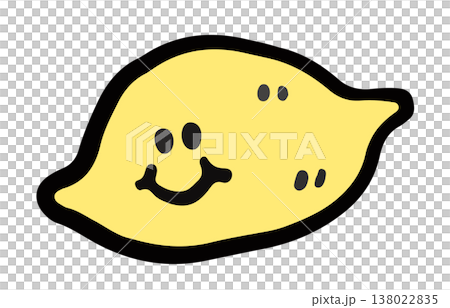 Hand drawn happy lemon for vegan, fruit, juice, healthy ingredients, cook book, baking, food, sweet dessert, sticker, diet, department store, meal, drink menu, refreshment, beverage, cocktail, cafe 138022835