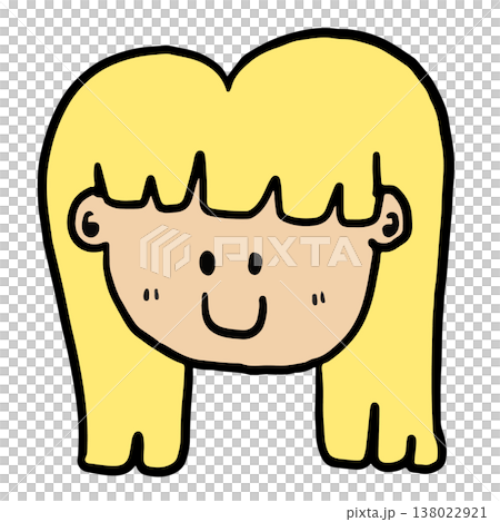 Hand drawn illustration of happy girl for back to school, student, children, kids, childhood, people, human, sticker, youth, good old days, playground, family members, summer break, forever young Hand drawn illustration of happy girl for back to school, student, children, kids, childhood, people, human, sticker, youth, good old days, playground, family members, summer break, forever young 138022921