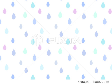雨と雨粒のシンプルなパターンイラスト|雨,雨粒,水滴,天気 雨と雨粒のシンプルなパターンイラスト|雨,雨粒,水滴,天気 138022976
