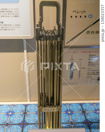 核燃焼ペレットと燃料集合体 138023357