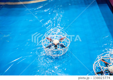 Spherical protective cage drone Spherical protective cage drone 138023774