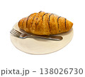 Tasty a croissants on the white background. 138026730