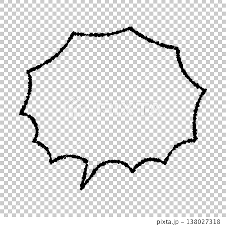 手描きの吹き出しのアイコン 138027318