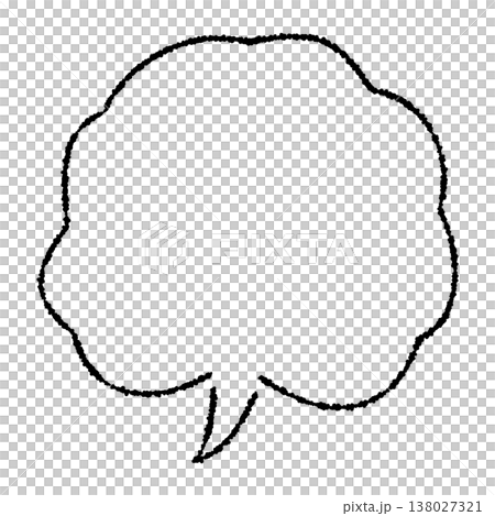 手描きの吹き出しのアイコン 138027321