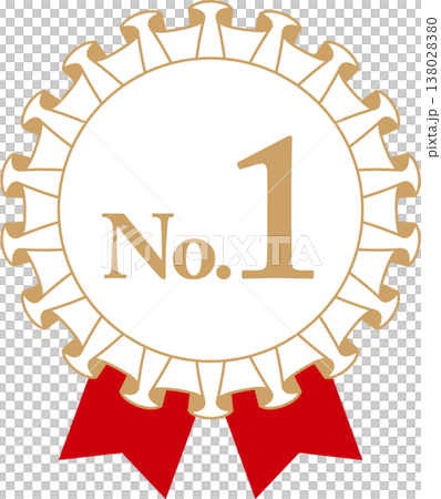 一級：獎牌和瑤帶 等級圖示 1 號 紅金 138028380