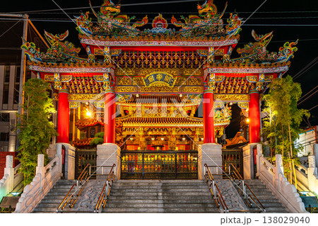 【神奈川県】豪華絢爛な夜の横浜関帝廟 【神奈川県】豪華絢爛な夜の横浜関帝廟 138029040