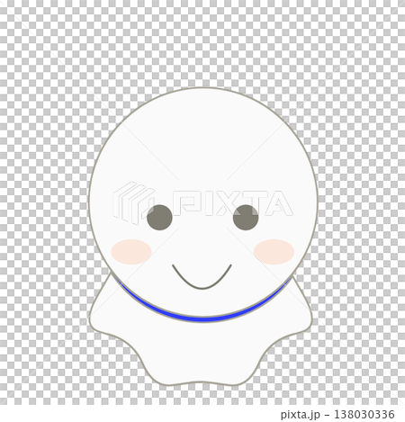 微笑的晴天娃娃(天氣娃娃)插圖。 微笑的晴天娃娃(天氣娃娃)插圖。 138030336