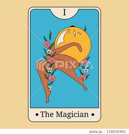 The Magician Tarot Card Contemporary Art Design 138030462
