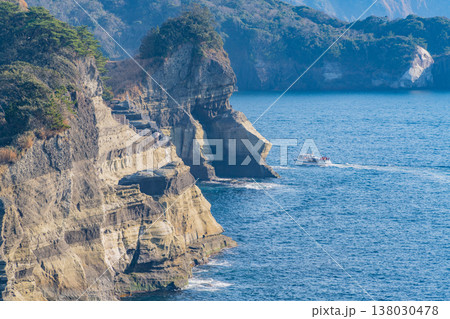 (静岡県)堂ヶ島・洞窟巡り・遊覧船 (静岡県)堂ヶ島・洞窟巡り・遊覧船 138030478