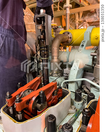 Repair of the engine on the ship. Repair of the engine on the ship. 138031350