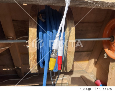 Installation of wired video surveillance system Installation of wired video surveillance system 138033480
