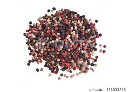 Pepper mix isolated on white background 138033838