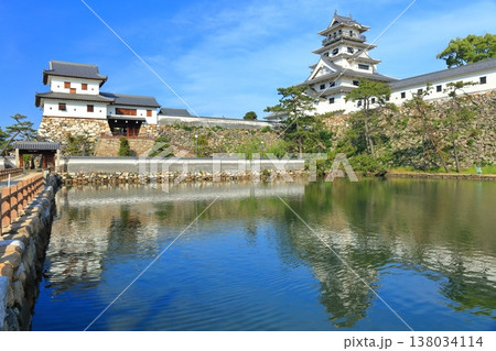 【愛媛県】快晴の今治城 138034114