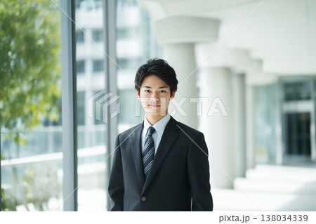スーツを着た若い男性 138034339