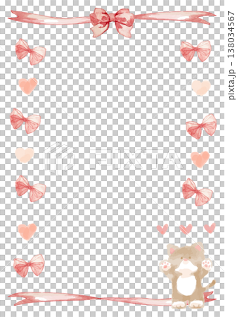 Soft and cute certificate series | Ready-to-use "Well Done" pastel certificate template (no text, no border) 138034567