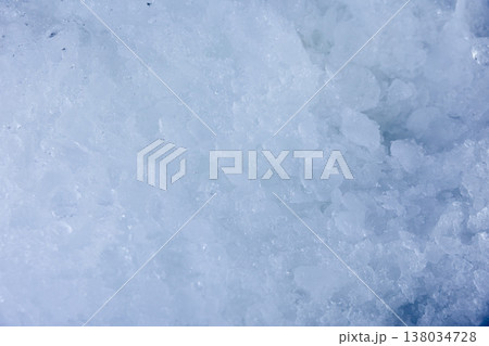 Crushed ice, Closeup crush cracked flakes mashed ice cool for freezing food fish or eating freshness Crushed ice, Closeup crush cracked flakes mashed ice cool for freezing food fish or eating freshness 138034728