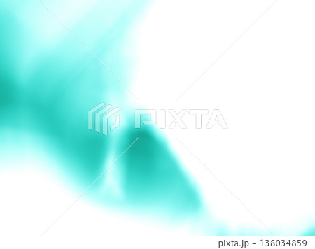 水色と白のグラデーションが重なる爽やかな抽象背景画像 138034859