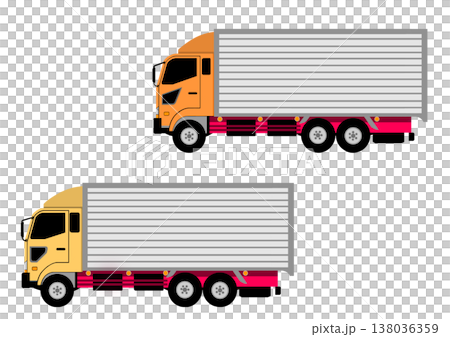 大型トラックのセット 138036359