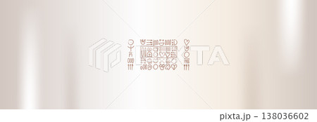 Paper or satin silk gradient background . Ivory fabric with doodle symbol set. Paper vector in cream tones and folk hand drawn mark. Soft bohemian label with doodle scribble on warm nude tone backdrop Paper or satin silk gradient background . Ivory fabric with doodle symbol set. Paper vector in cream tones and folk hand drawn mark. Soft bohemian label with doodle scribble on warm nude tone backdrop 138036602