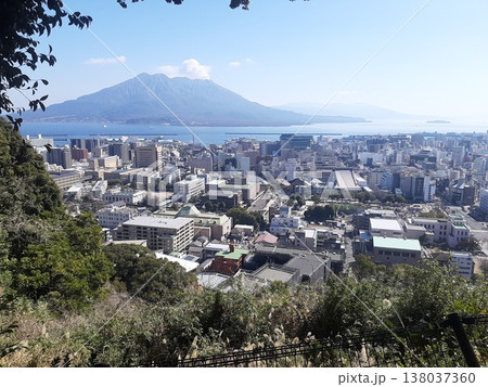 桜島の風景 噴火 桜島の風景 噴火 138037360
