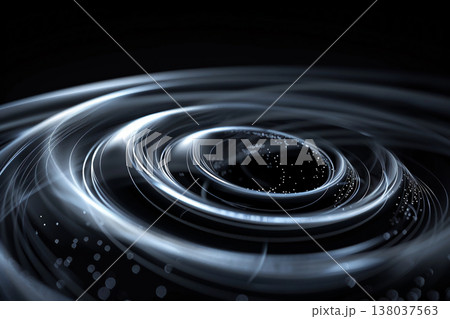 螺旋状の光の抽象画像 螺旋状の光の抽象画像 138037563