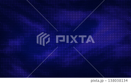 Abstract ascii big data ai background with computer code. Cyber technology random art for digital texture and pattern design for banner. Abstract ascii big data ai background with computer code. Cyber technology random art for digital texture and pattern design for banner. 138038134