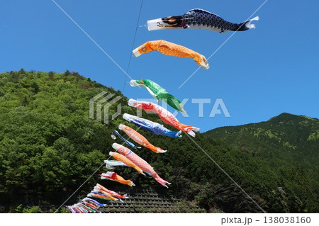 鯉のぼり子供の健やかな成長を祈る風習ー壱 138038160