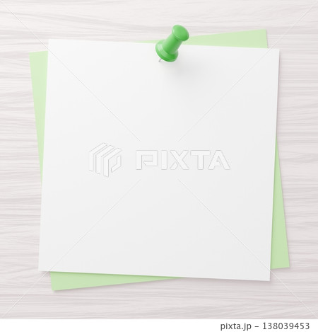 3D背景素材_画鋲とメモ 3D背景素材_画鋲とメモ 138039453