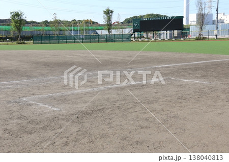 千葉県市川市にある「妙典少年野球場」 138040813