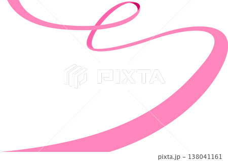 Pink ribbon breast cancer awareness symbol Pink ribbon breast cancer awareness symbol 138041161