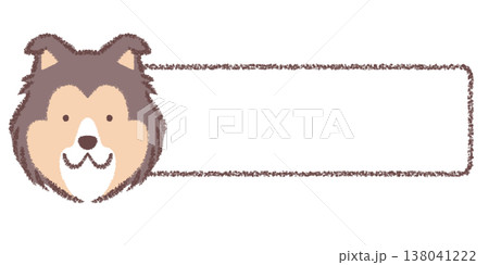 ラフコリーの横長フレーム 138041222