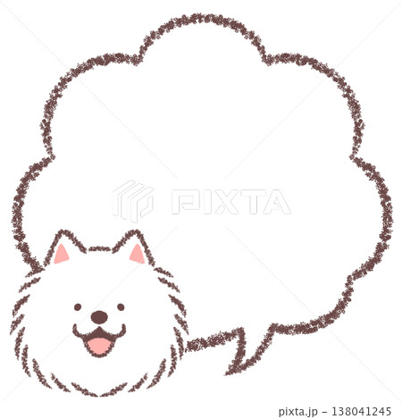 サモエドの吹き出し 138041245