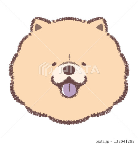 チャウチャウの顔アイコン 138041288