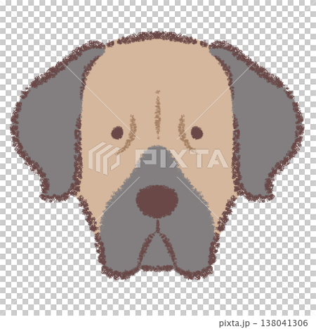 Great Dane face icon 138041306