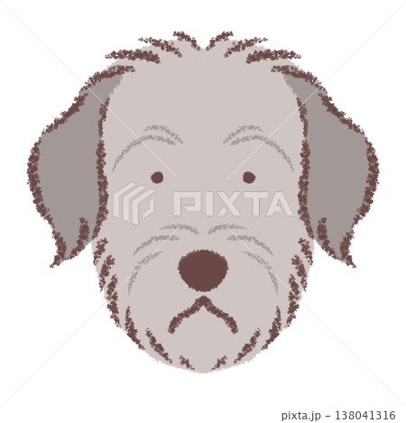 アイリッシュウルフハウンドの顔アイコン 138041316