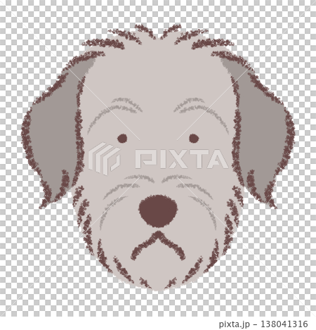 アイリッシュウルフハウンドの顔アイコン 138041316