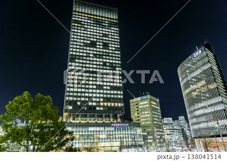 名古屋駅 桜通口 高層ビル群 愛知県名古屋市 名古屋駅 桜通口 高層ビル群 愛知県名古屋市 138041514