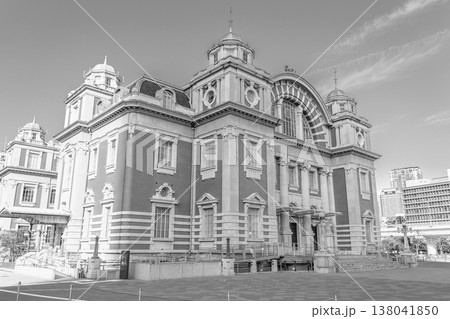 大阪市中央公会堂（ネオ・ルネッサンス様式）　大阪レトロビルめぐり　新聞、雑誌用 138041850