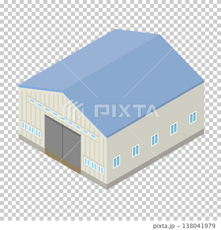 Factory building illustration 138041979