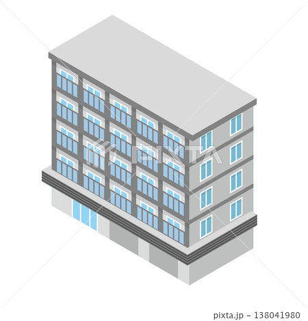 マンションの建物イラスト 138041980