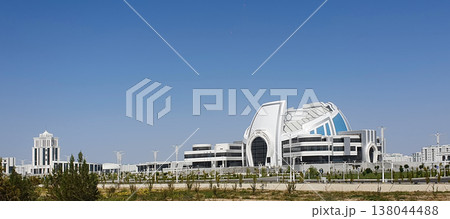 Arkadag, Turkmenistan - October 8, 2023: View of the city of Arkadag. 138044488