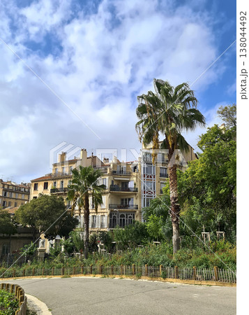 Marseille, France. View of a house in the 4th arrondissement of Marseille. Marseille, France. View of a house in the 4th arrondissement of Marseille. 138044492